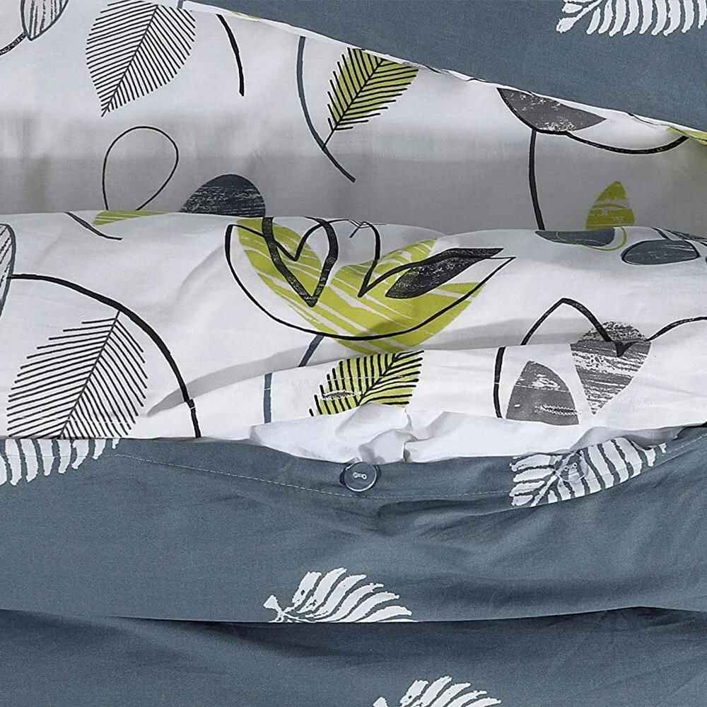 Bloom multi floral print cotton duvet cover