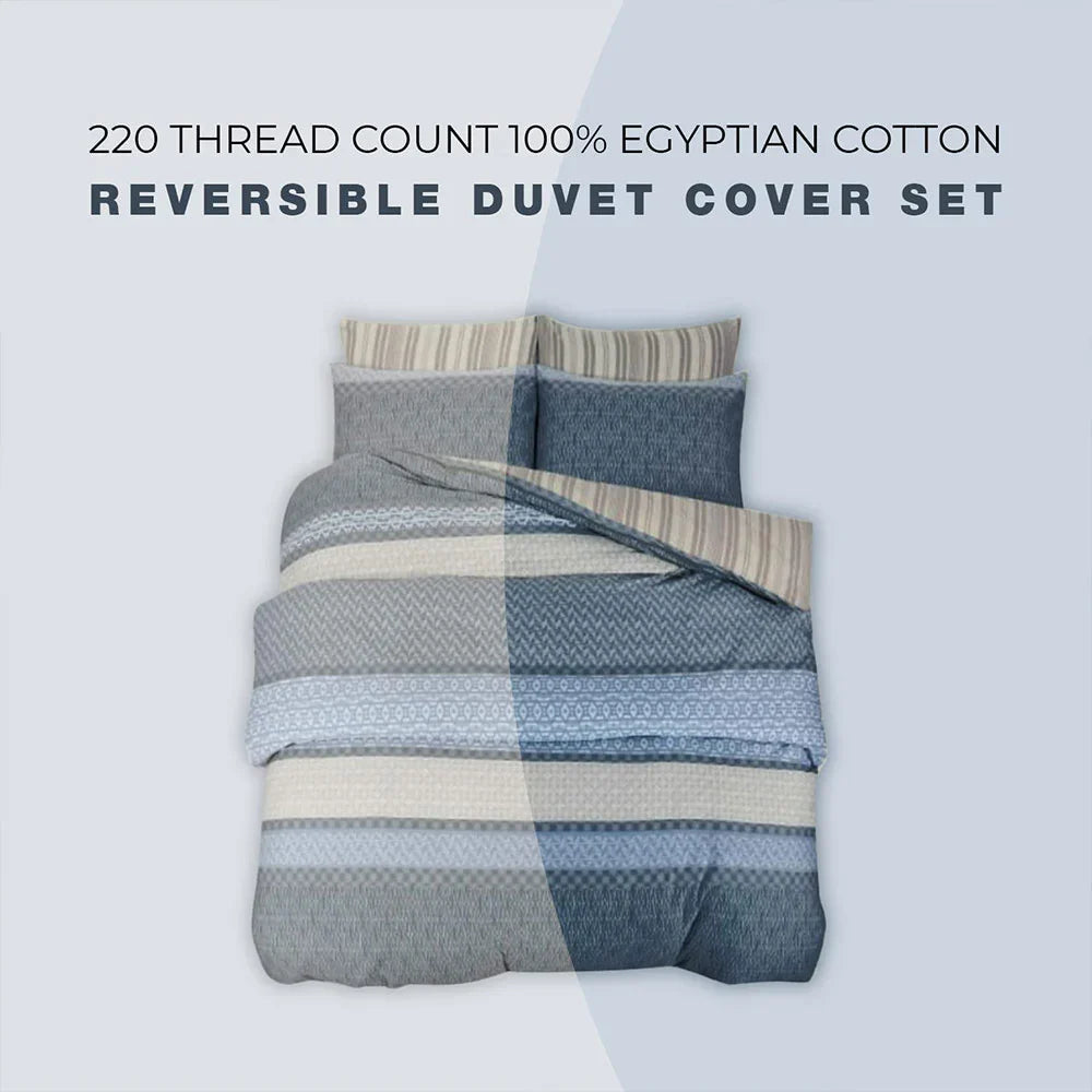 Luxury 220 thread count duvet cover cotton