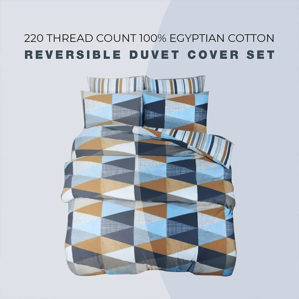 Soft and breathable Egyptian cotton duvet cover