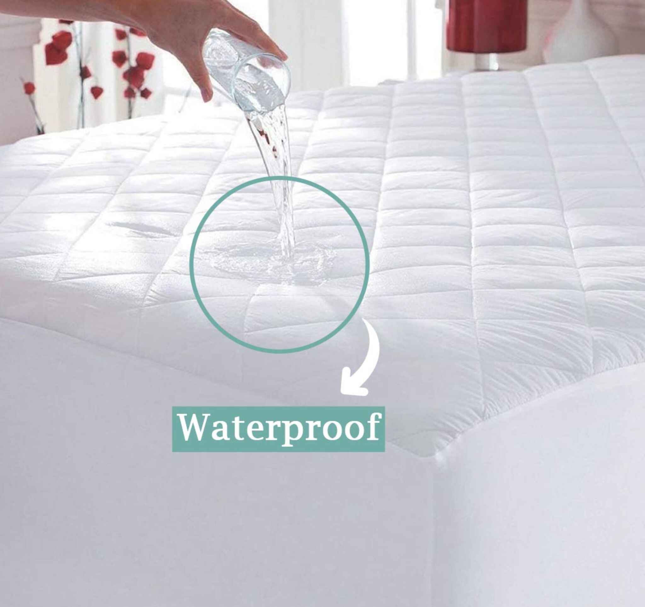 EXTRA DEEP QUILTED WATERPROOF MATTRESS PROTECTOR FITTED BED COVER