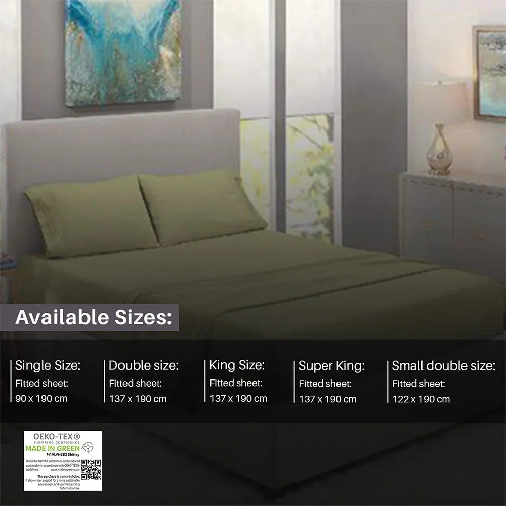 long-lasting deep fitted bed sheet 30cm