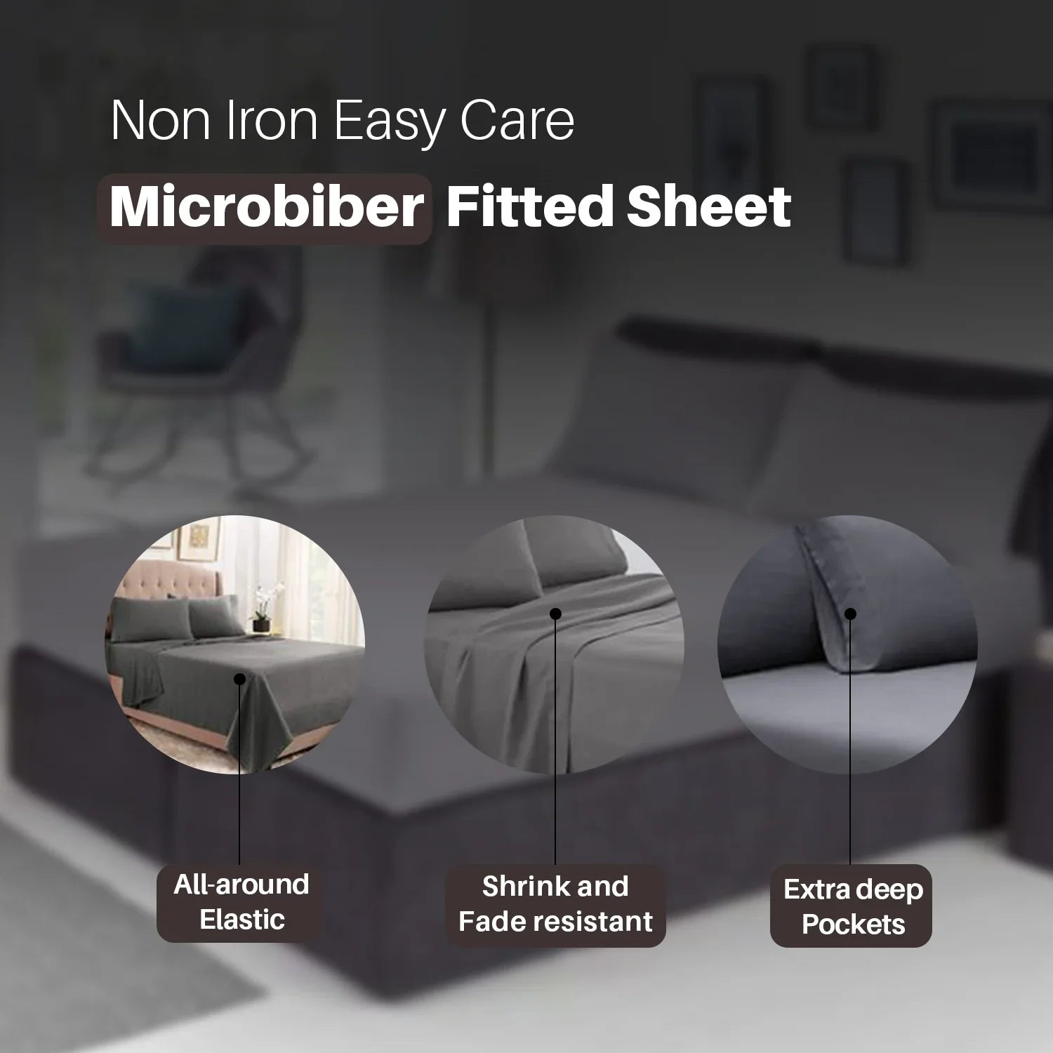 Fitted Microfiber Sheets 30cm