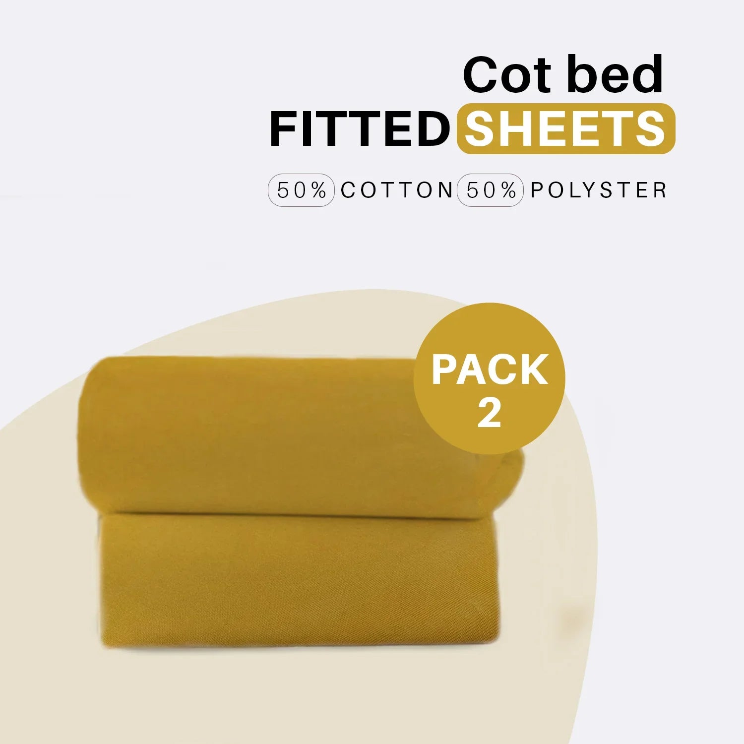 Mustard baby Bed Sheet