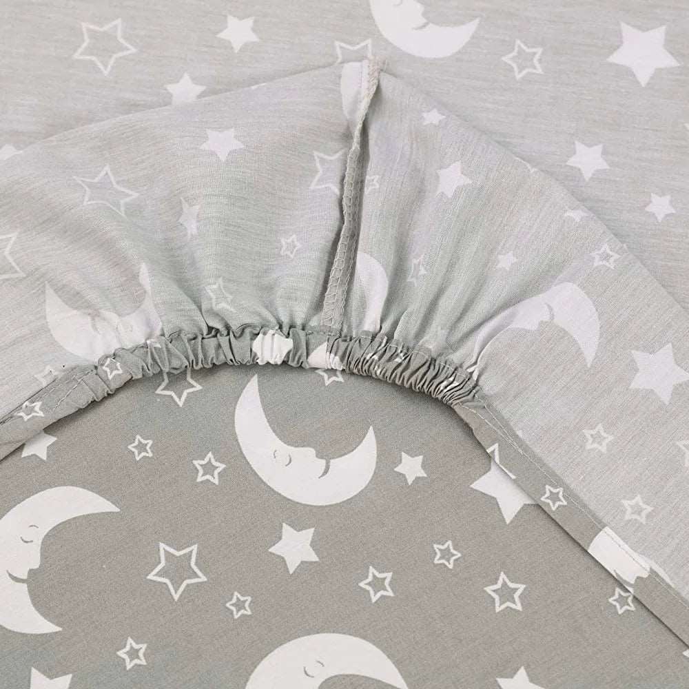 grey sheets for moses basket
