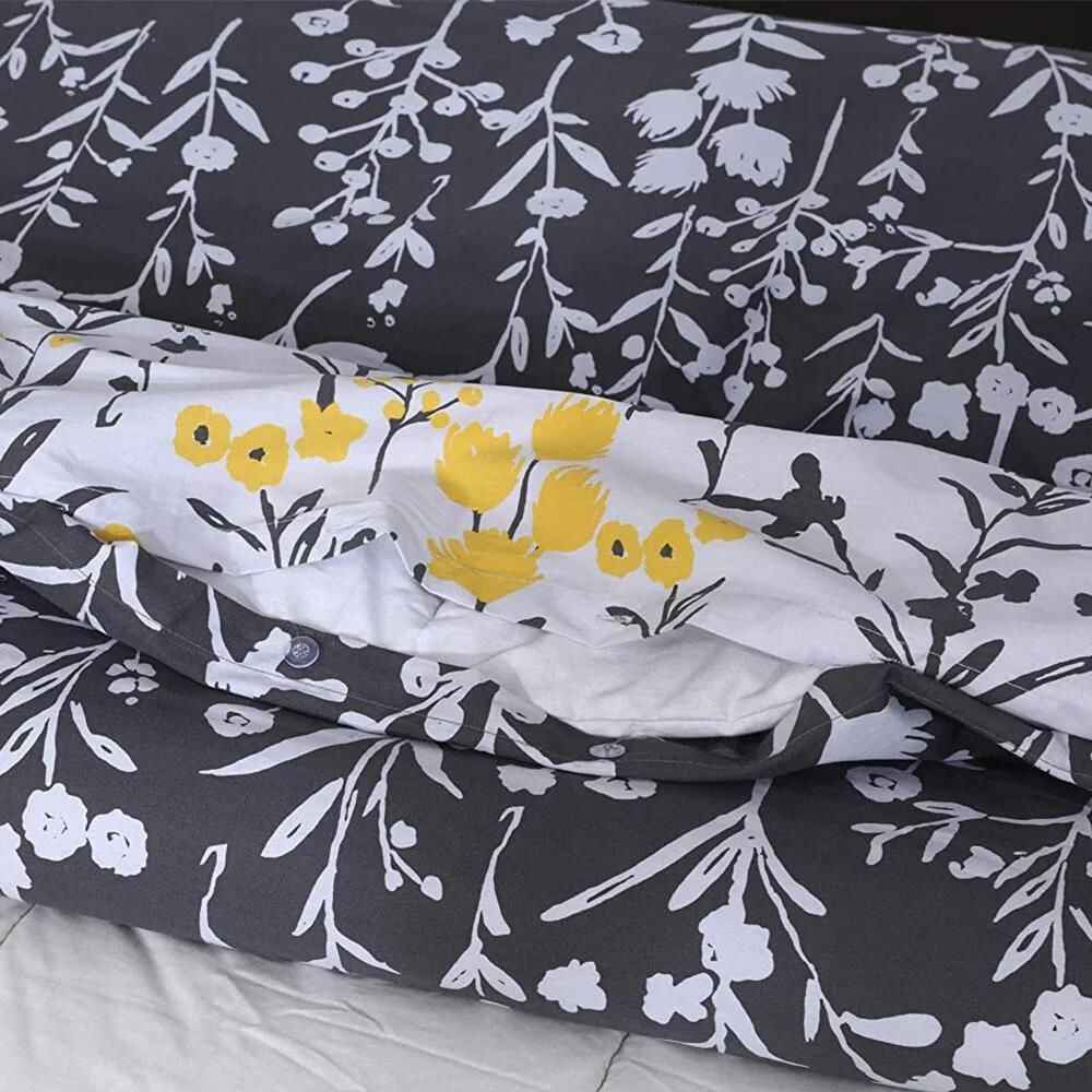 200 TC Egyptian cotton duvet cover in silver