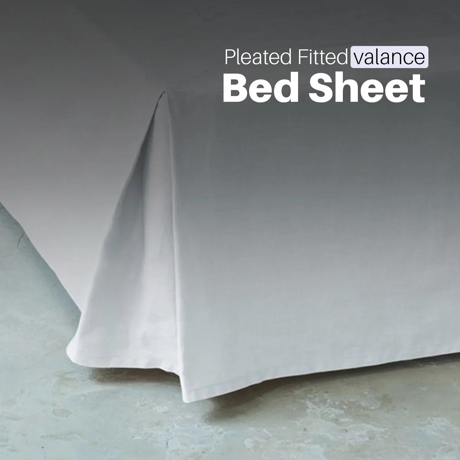 200 thread count Egyptian cotton valance sheet