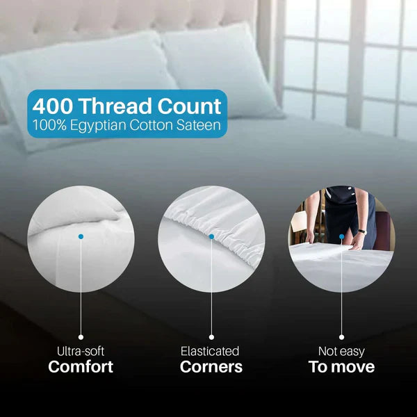 400 Thread Count Egyptian Cotton Extra Deep sheets