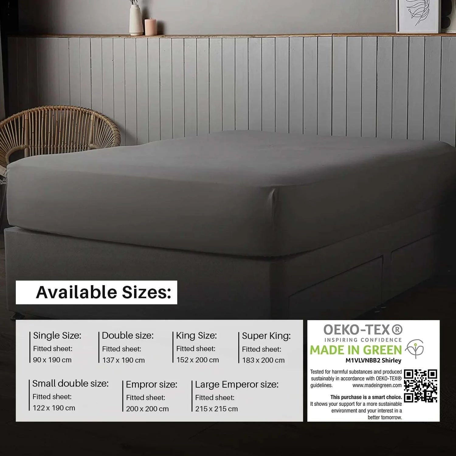 200 Thread Count Extra Deep Fitted Sheets