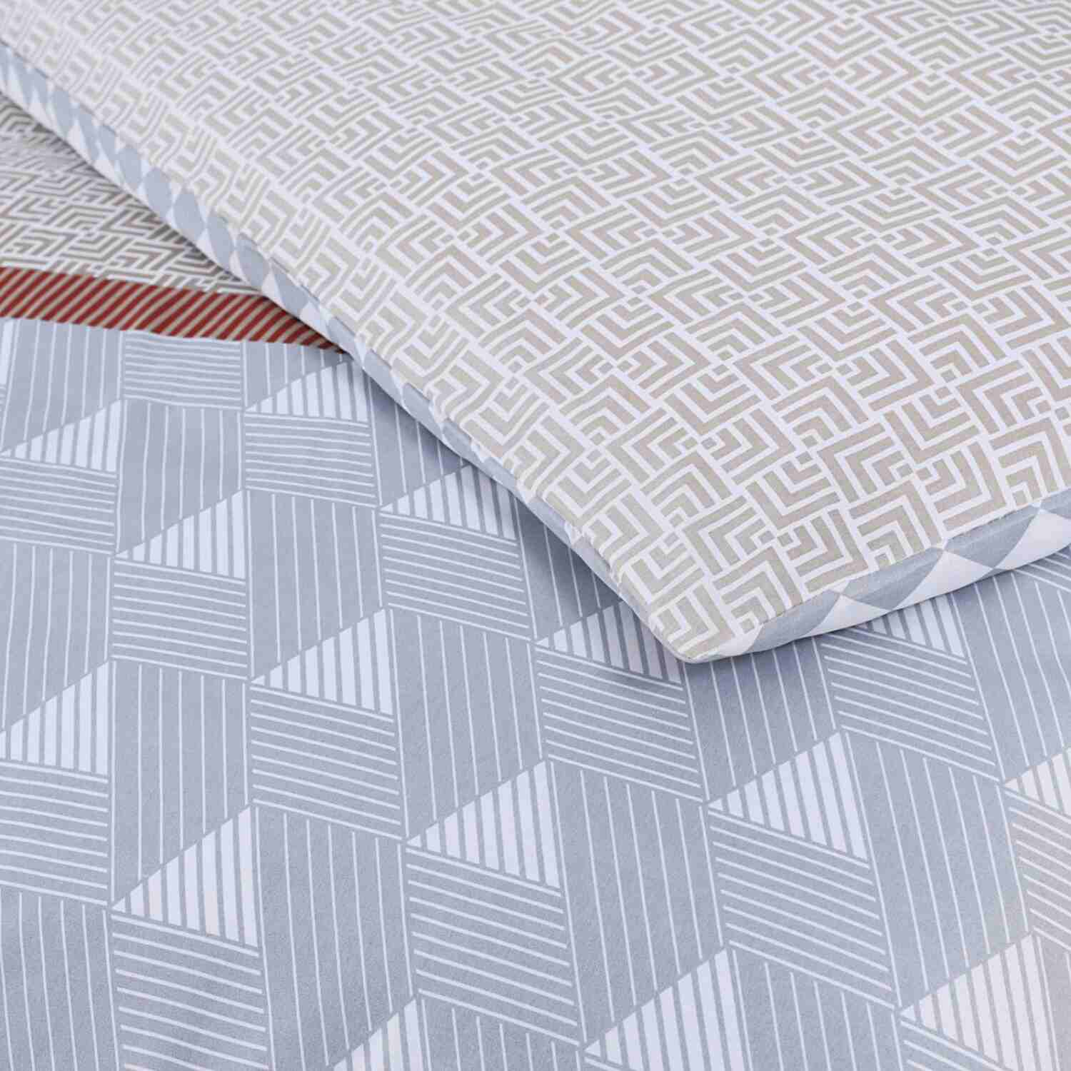 4 piece modern geometric bedding set