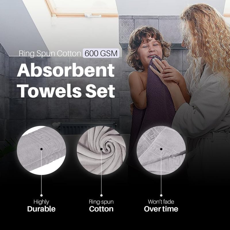 600 GSM Absorbent Towels Set