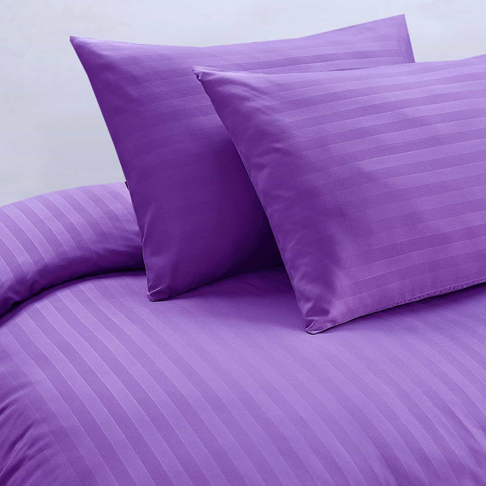 All Size Purple Bedding Set With Duvet And Pillows