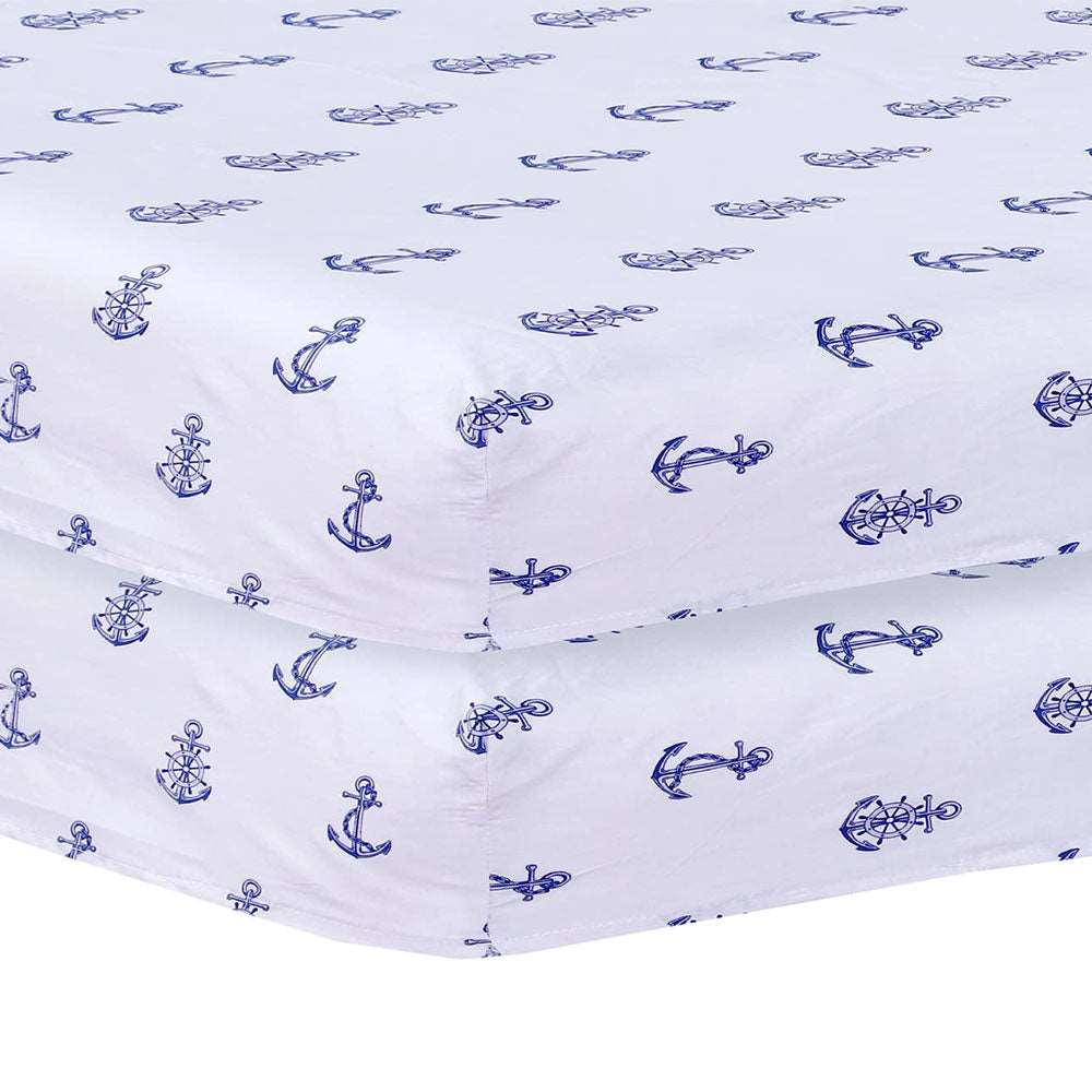 Best Fitted Sheets for Cot Bed - The Blue Anchor Print