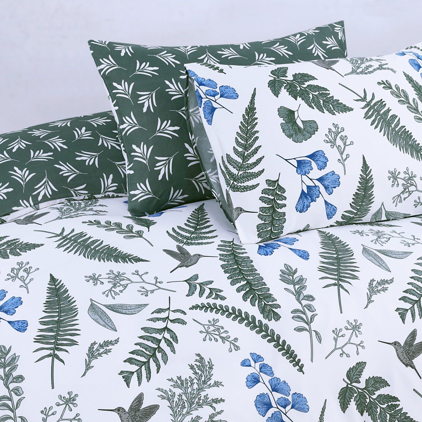 Complete Bedding Set Duvet Cover Set With Fitted Bed Sheet & Pillowcases - Emerald Haven MODAWAVE