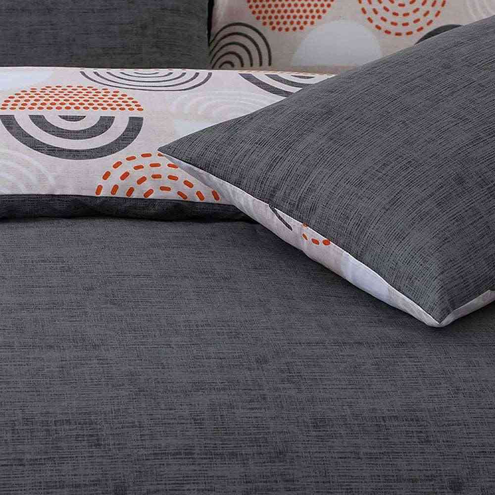 Easy Care Retro Circles Duvet Set – Reversible & Durable