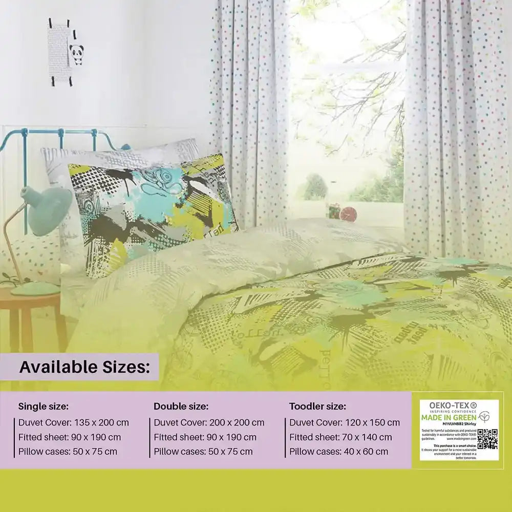 Easy care toddler bedding complete set