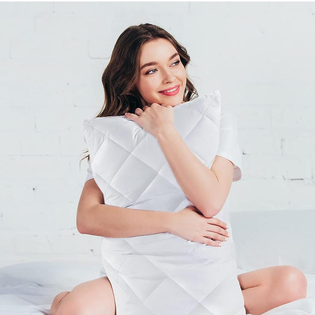 Hollow fiber bed pillows