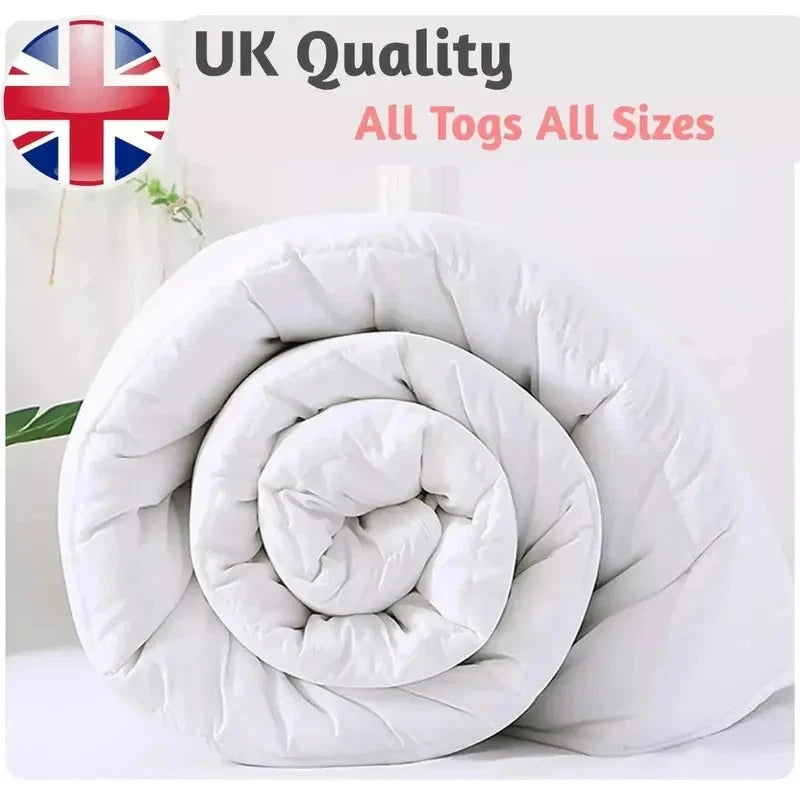 Hotel Quality Duvet Quilt 4.5 | 10.5 | 13.5 | 15 Tog | Single, Double, King, Super King | All Size