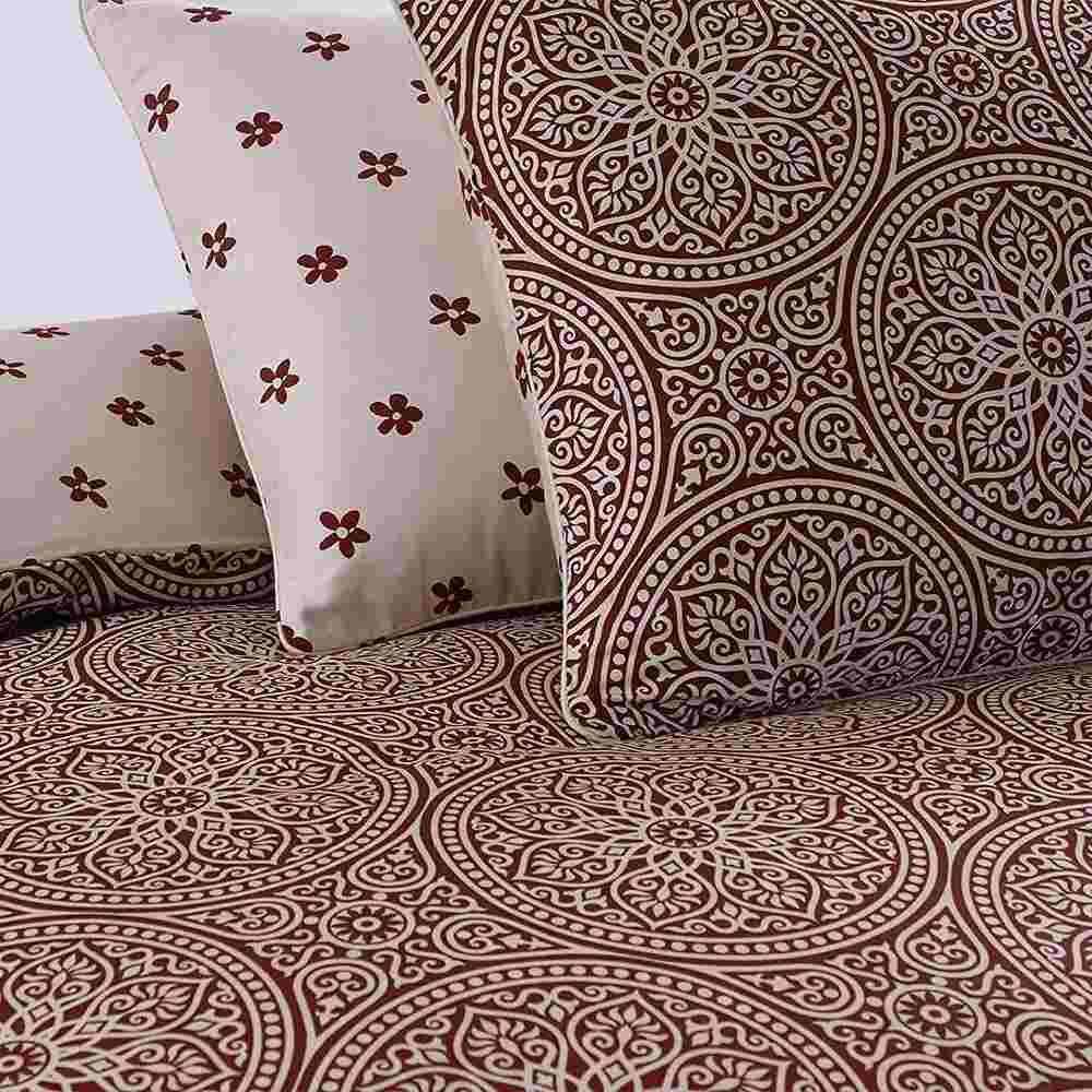Juliet red premium cotton bedding