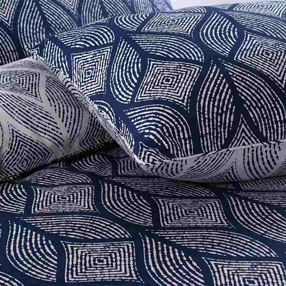 Luxury blue duvet cover made from Egyptian cotton