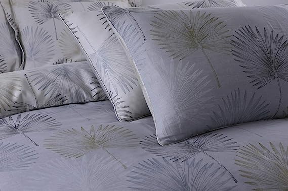 Luxury silver Egyptian cotton pillow cases