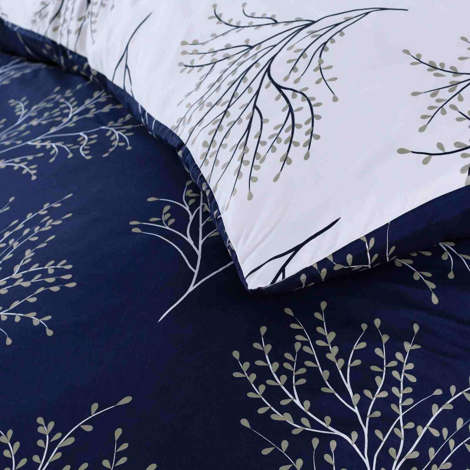 MODAWAVE navy blue branch design bedding set