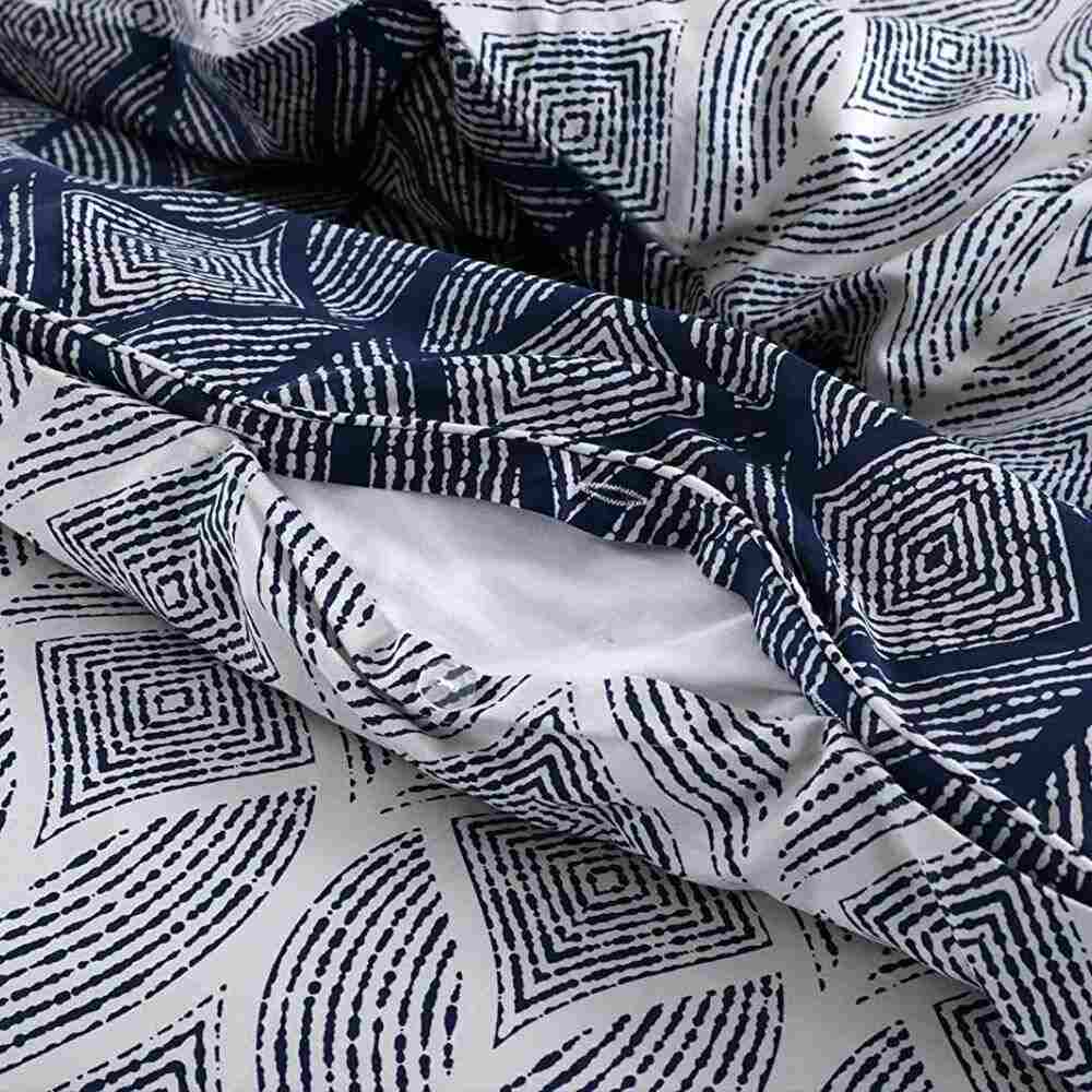 Marta blue Egyptian cotton bedding set