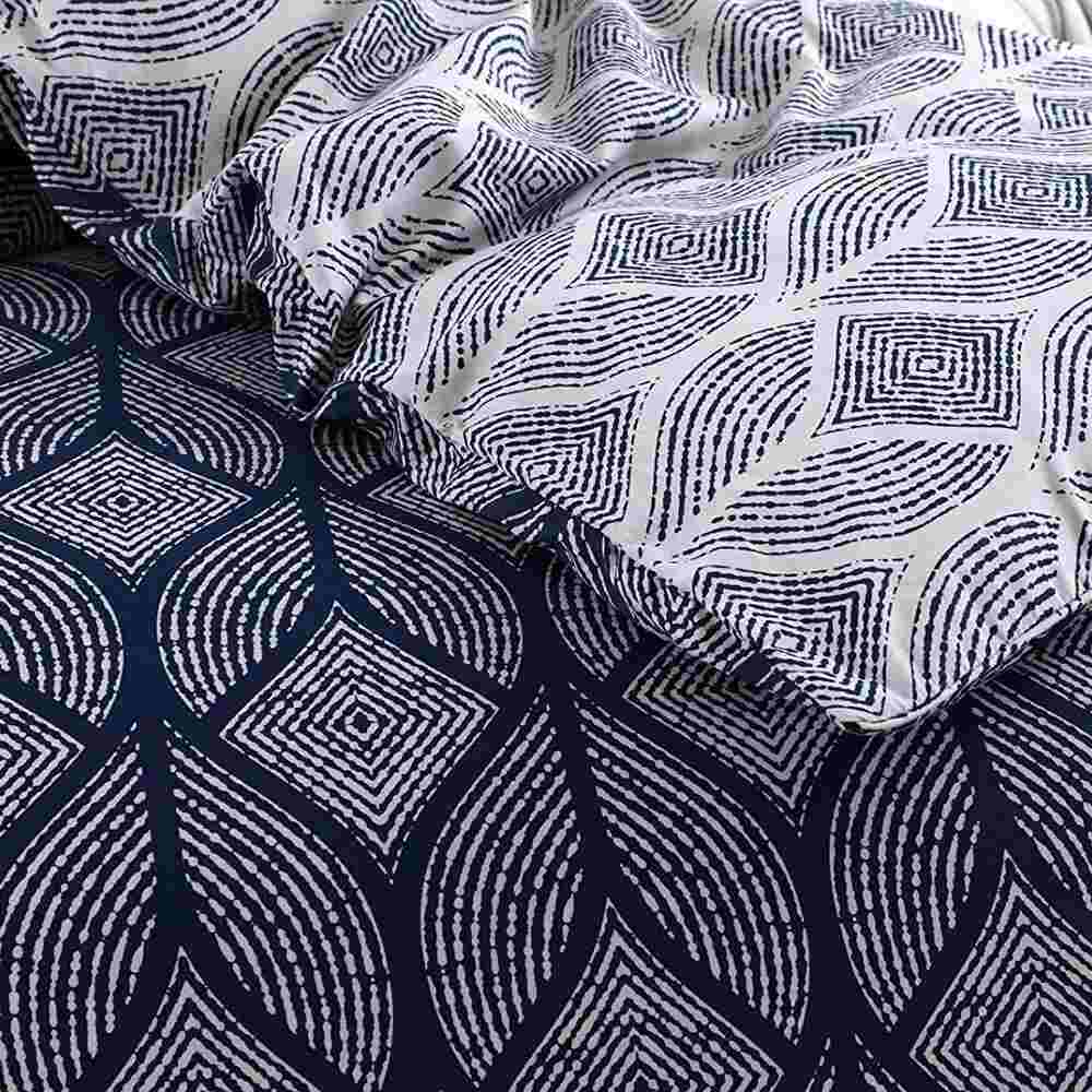 Marta blue bedding set with pillowcases UK