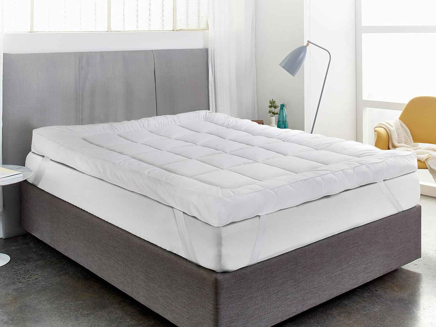 Mattress Topper 4" Inch Deep Luxury Soft Hotel Quality Microfiber All Size 10cm MODAWAVE