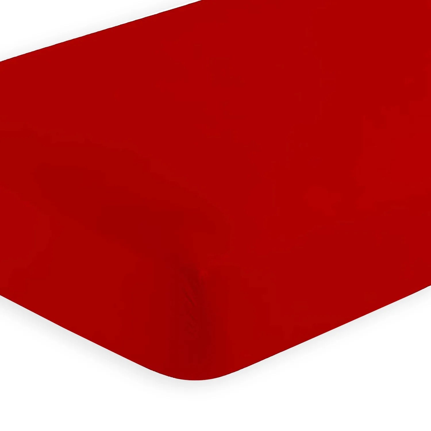 Red Cot Mattress Sheets for Easy Care - Pack of 2 fitted sheets