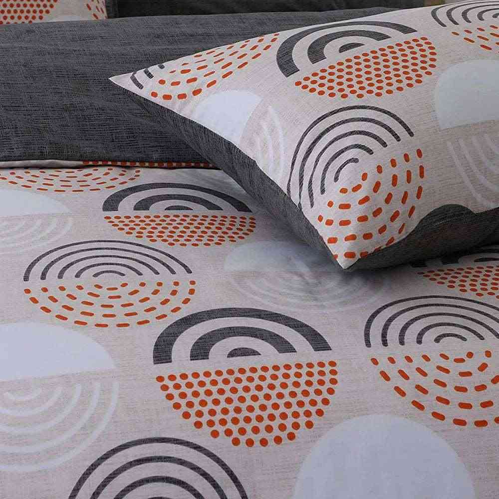 Reversible Duvet Cover Retro Circles – Premium Polycotton