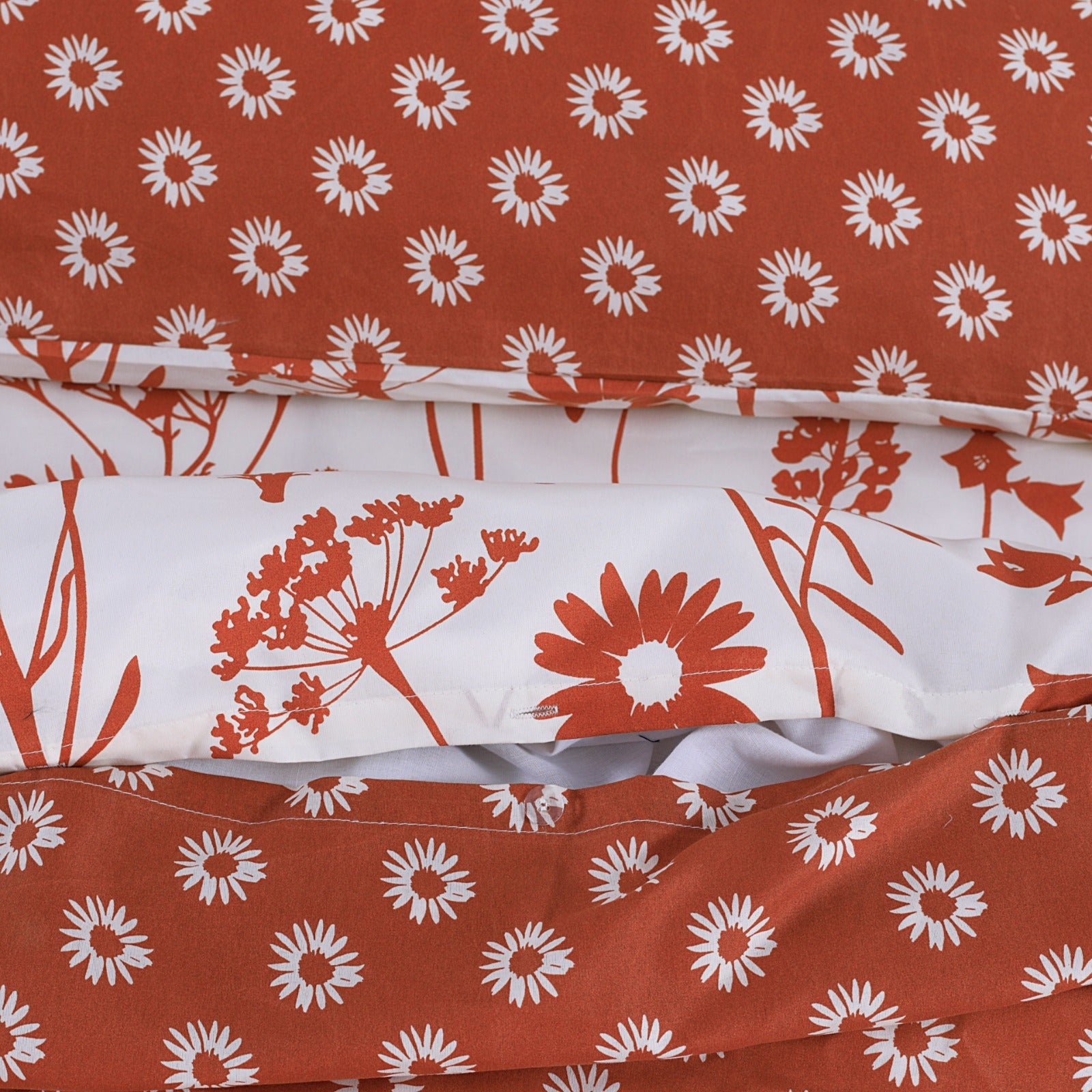 Rustic Floral 4 Piece Bedding Set – Duvet, Sheet & Pillows