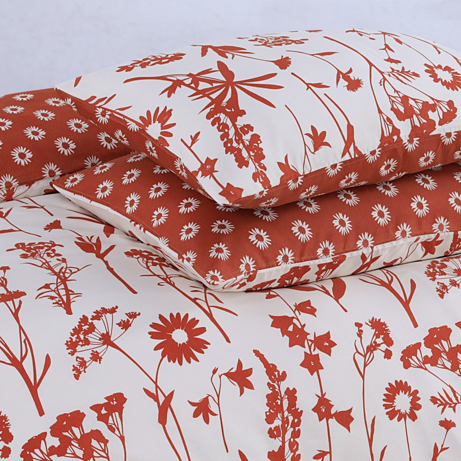Rustic floral duvet cover set UK