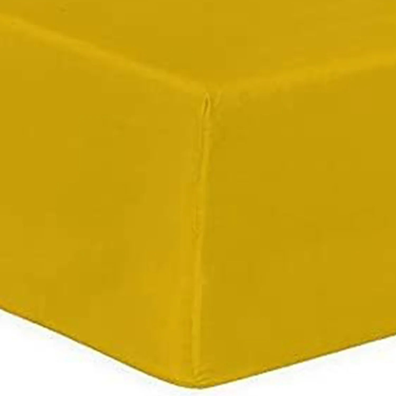 Soft & Easy Care Extra Deep Fitted Sheets in Mustard - 16"/40CM