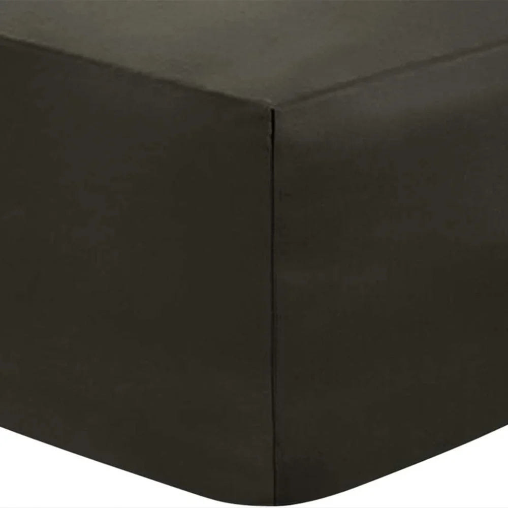 Soft and Easy Care Deep Charcoal Bed Sheets - 30cm/12" Depth