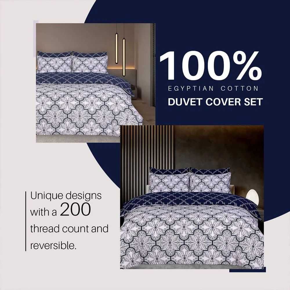 Soft and smooth Egyptian cotton duvet cover