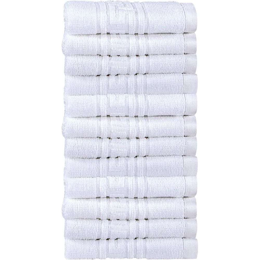 100% Egyptian Cotton White Towels