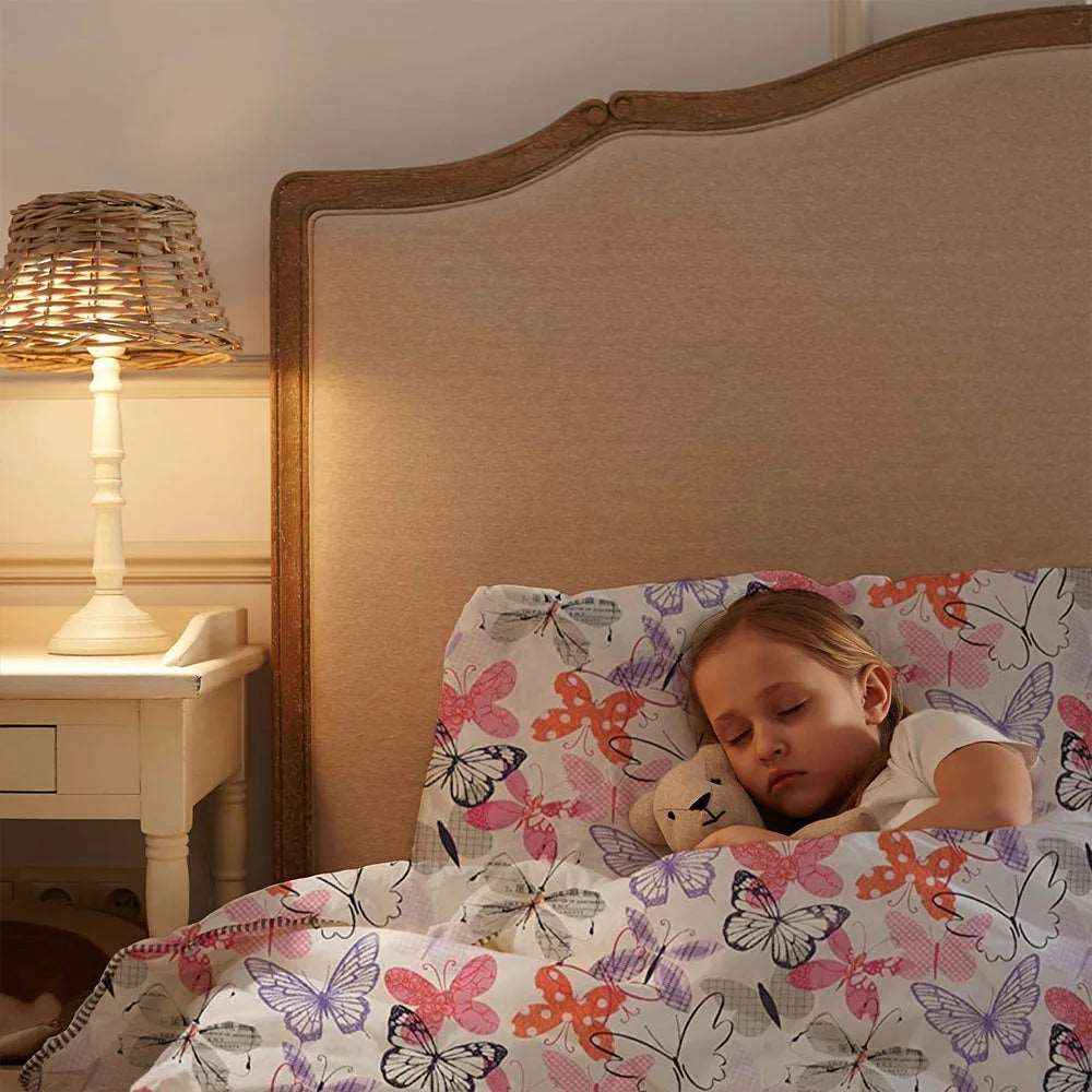 durable 100% cotton bedding set for toddlers and kids