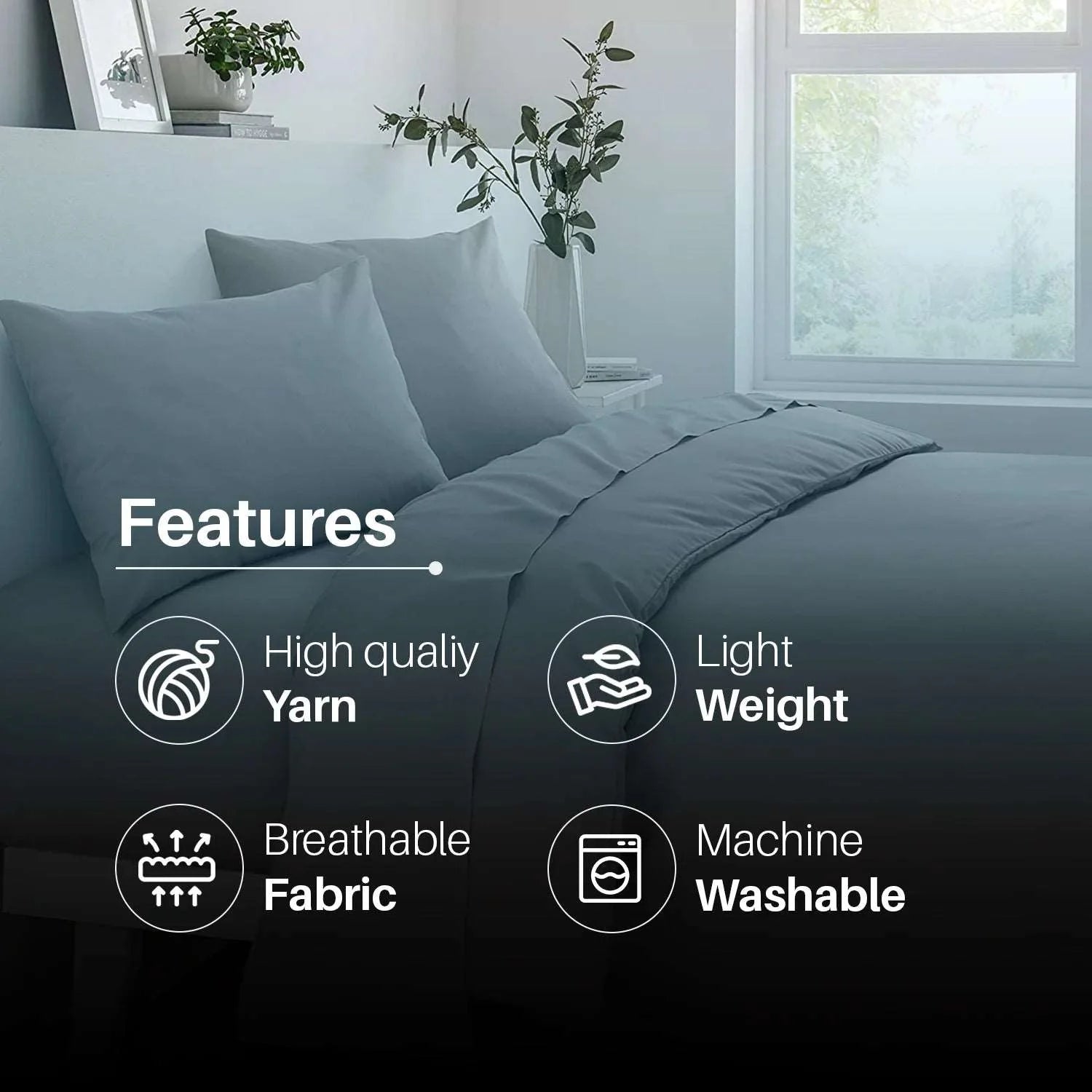  200 Thread Count Bedding Sheets - 30CM/12