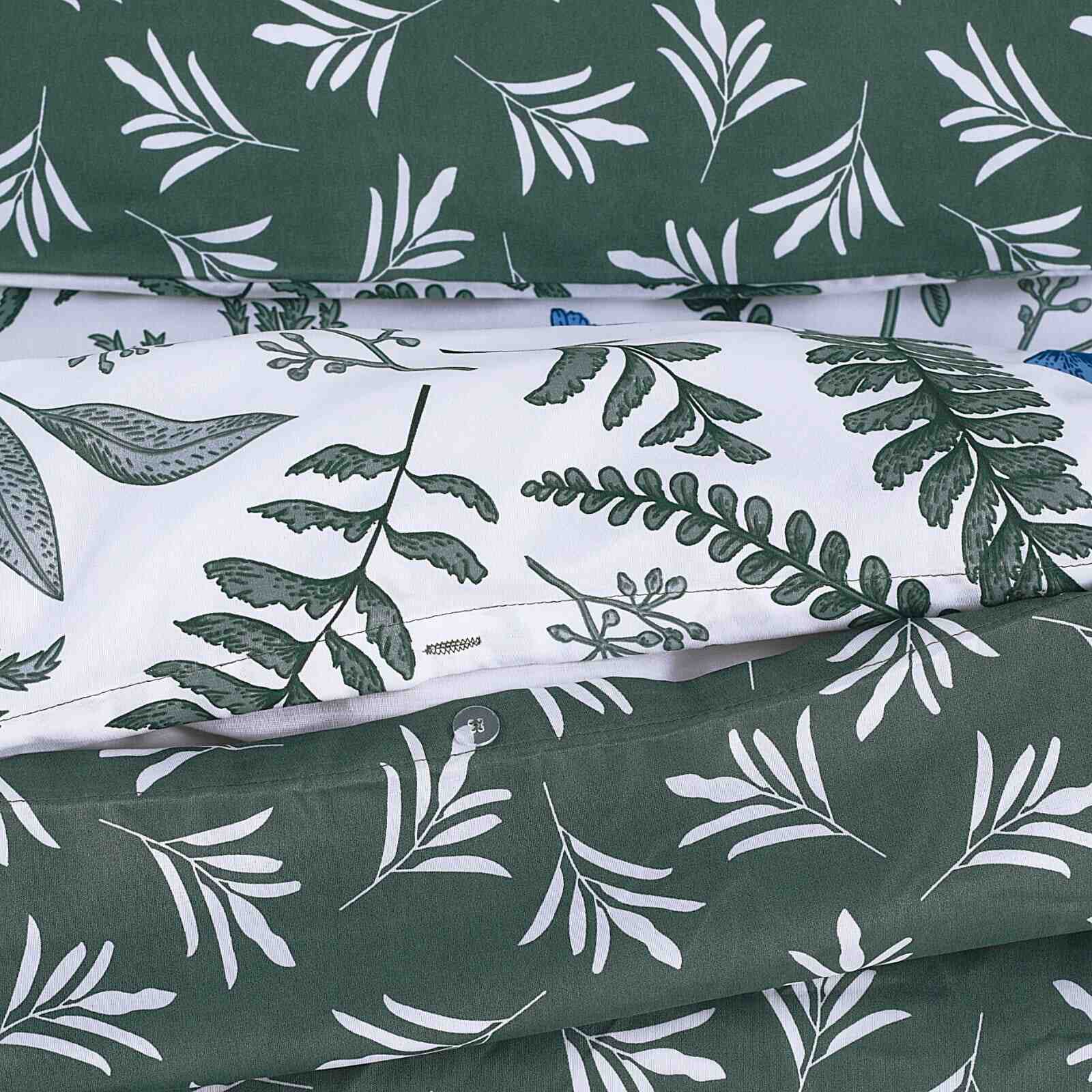 emerald green duvet cover set with matching pillowcases