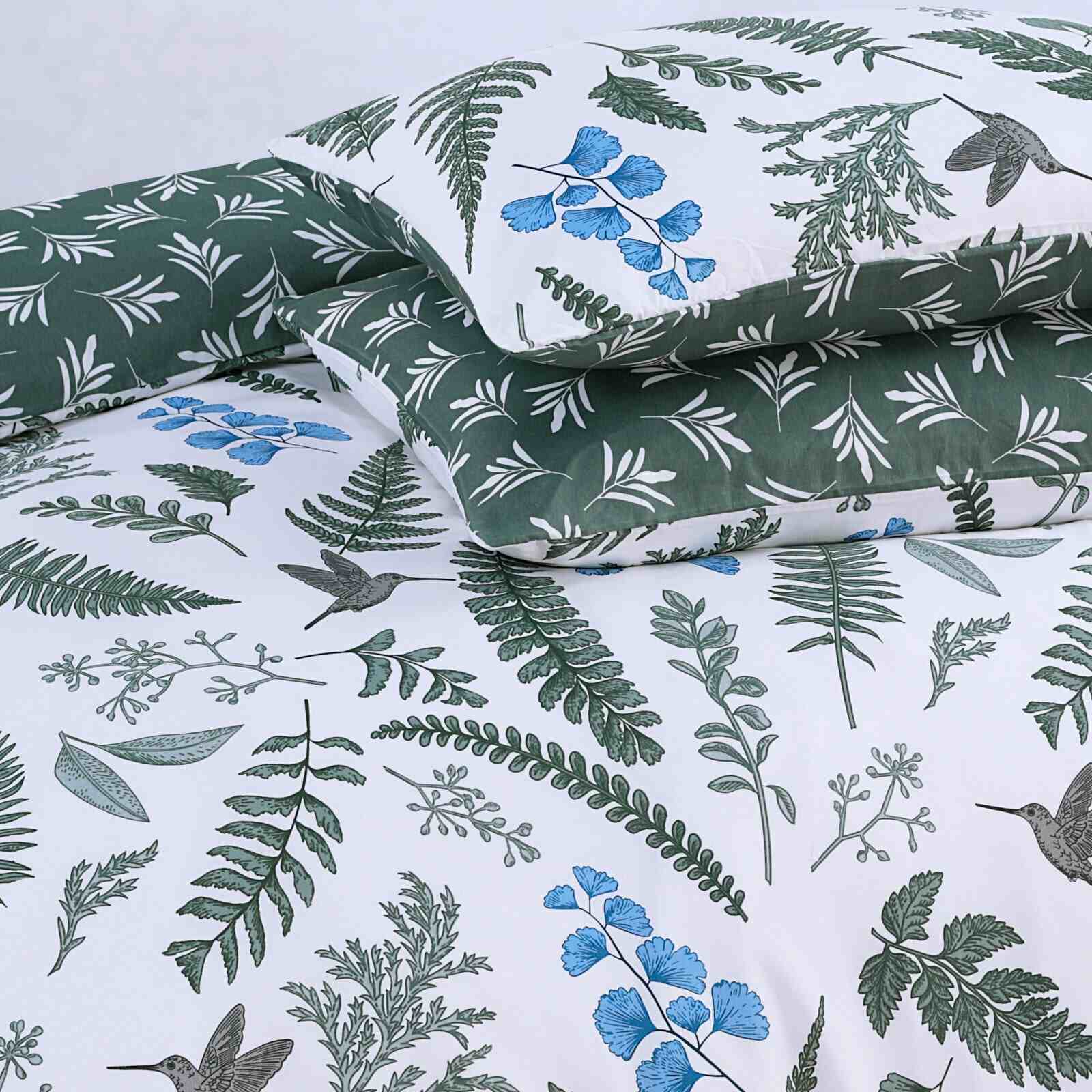 emerald haven duvet cover and fitted sheet set for comfort sleep