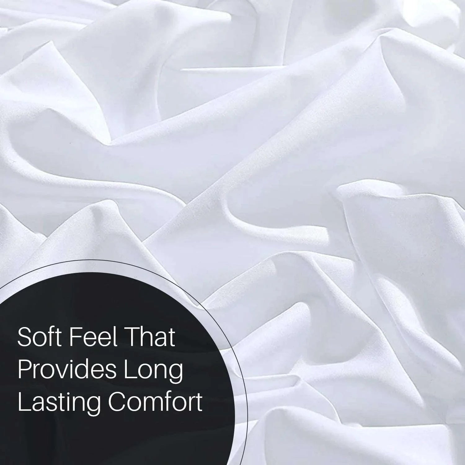 King Size White Fitted Sheet
