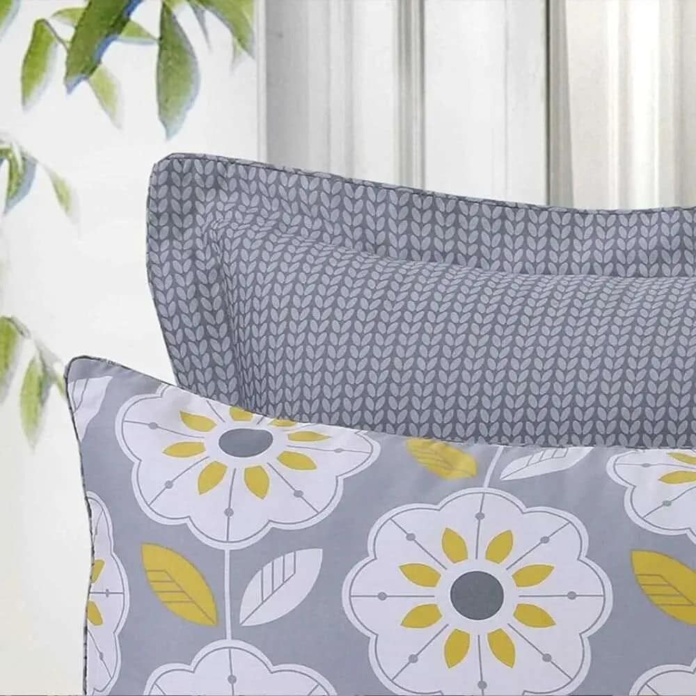 floral daffodil duvet cover with pillowcases