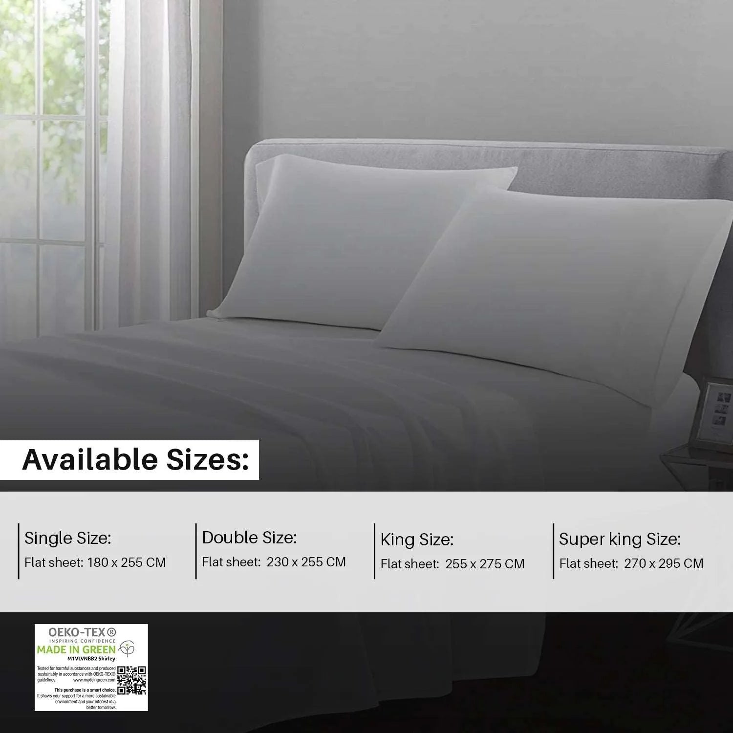 hotel quality Egyptian cotton flat sheets UK