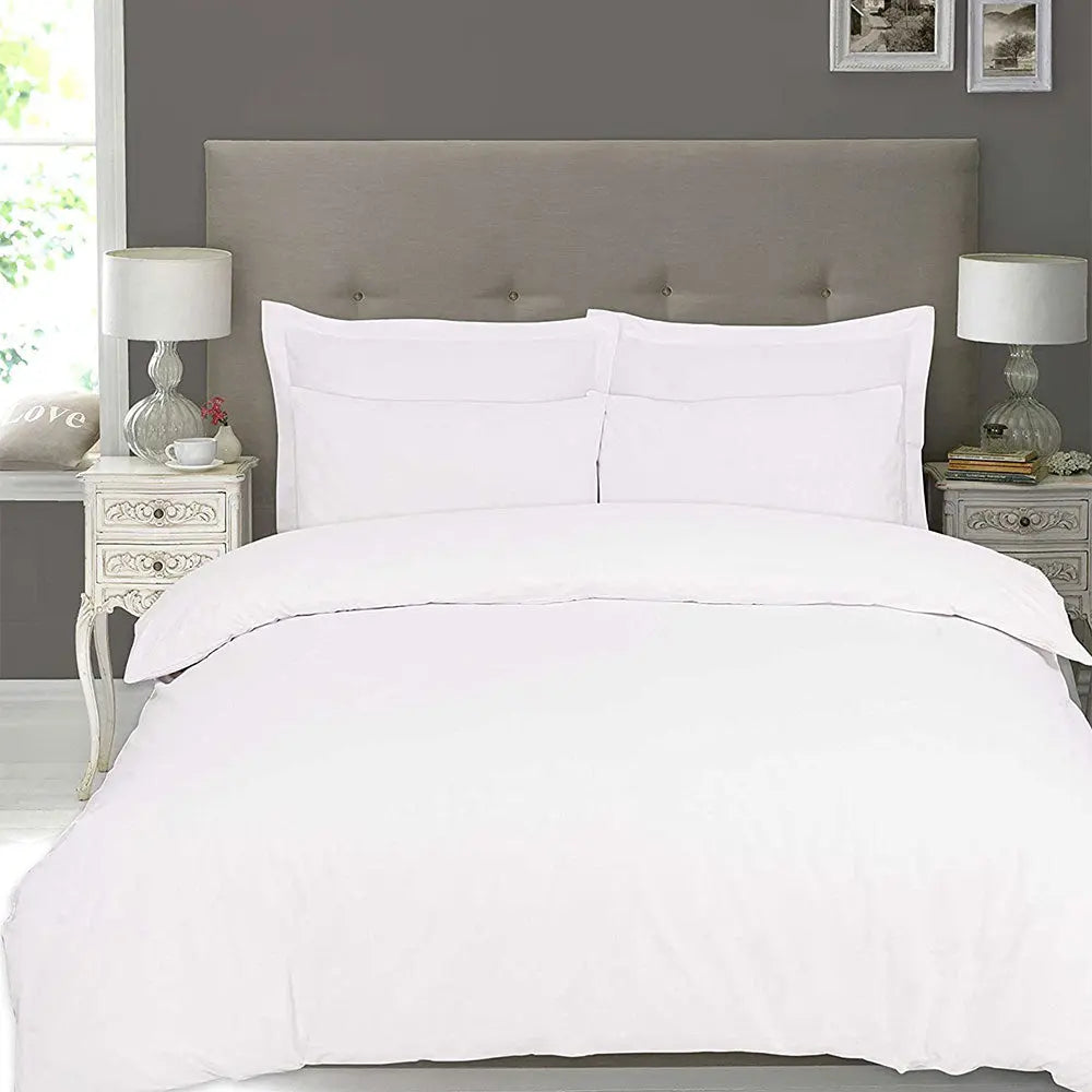 luxury Egyptian cotton duvet cover and pillowcase set