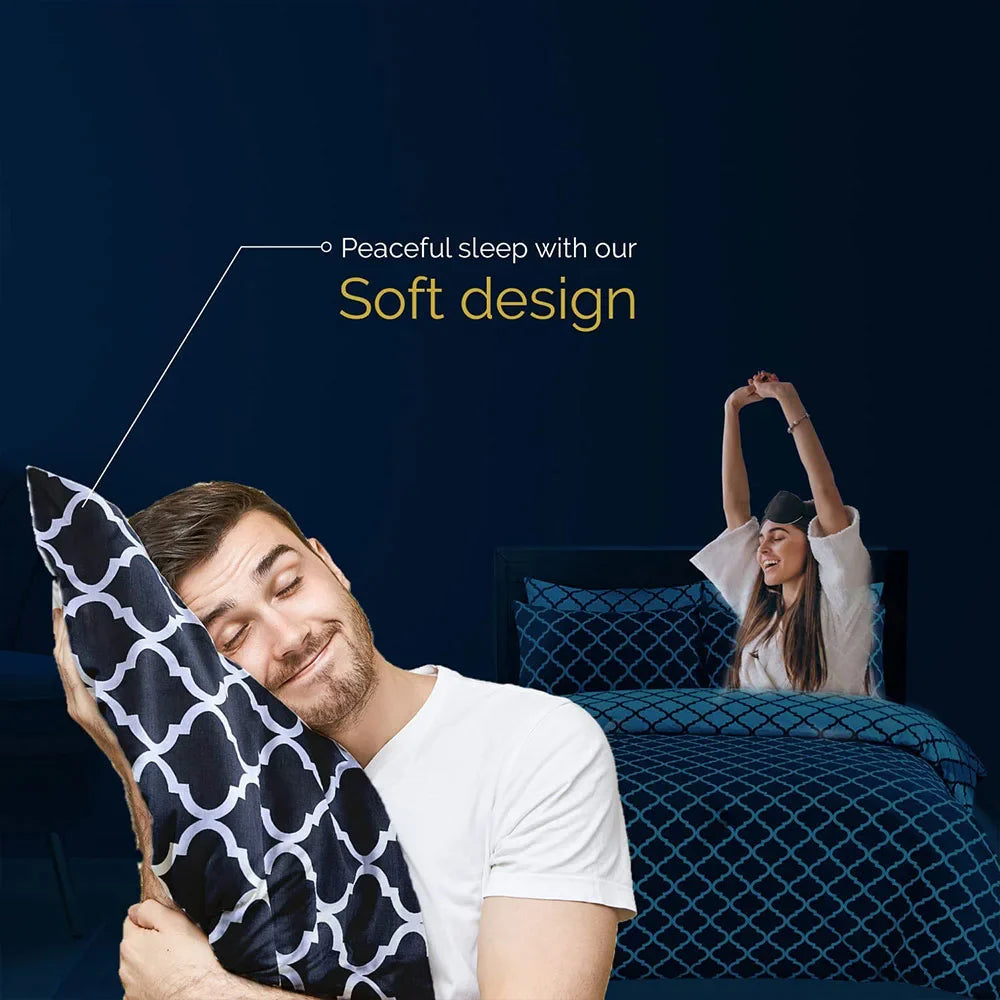 luxury black cotton duvet cover set king size