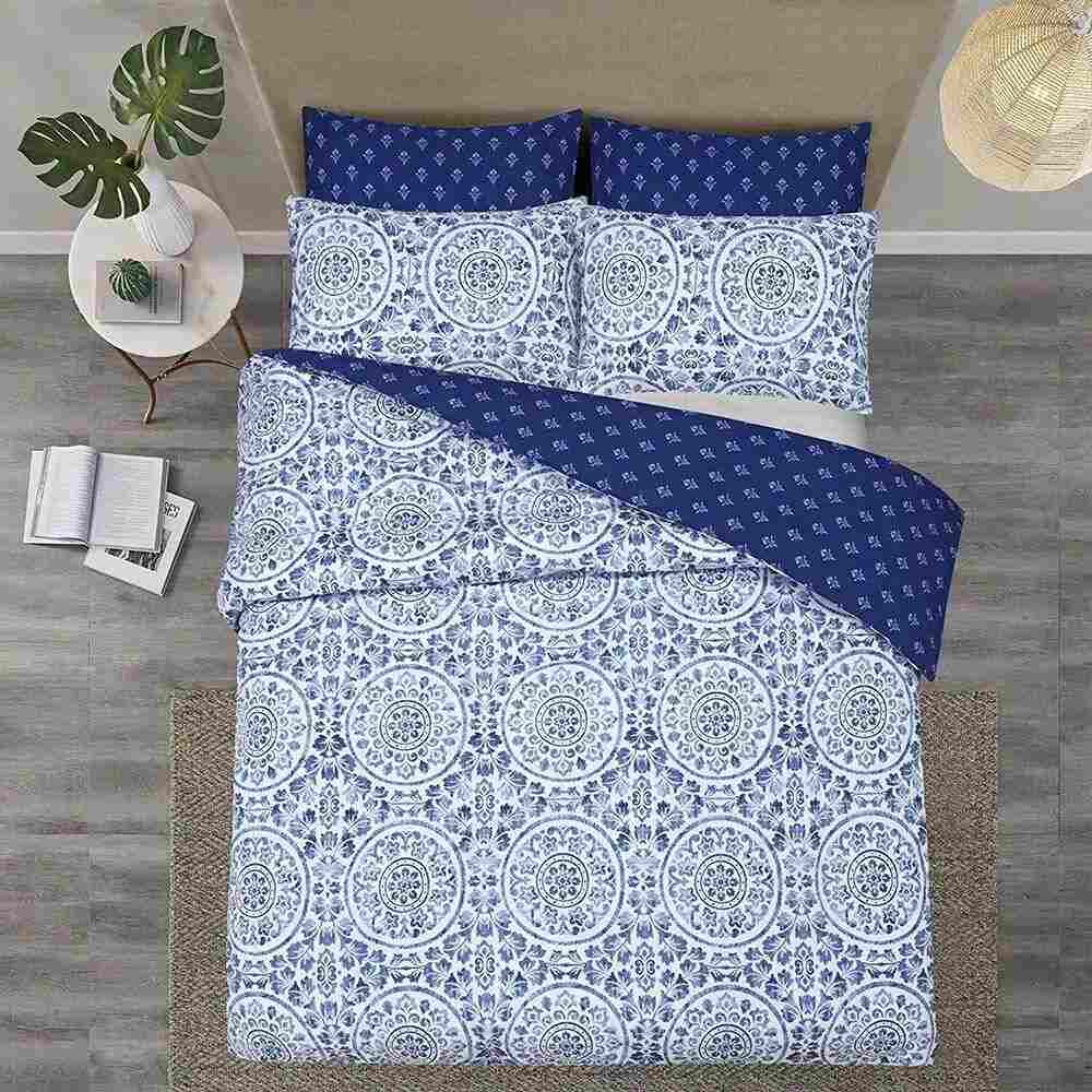 premium 200 TC duvet cover Greek pattern UK