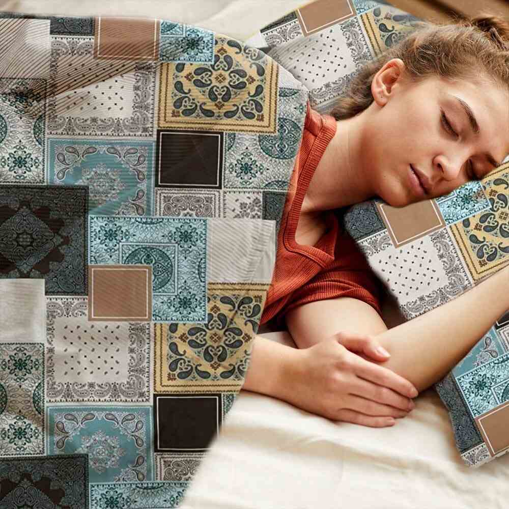 premium Egyptian cotton duvet cover tribal style