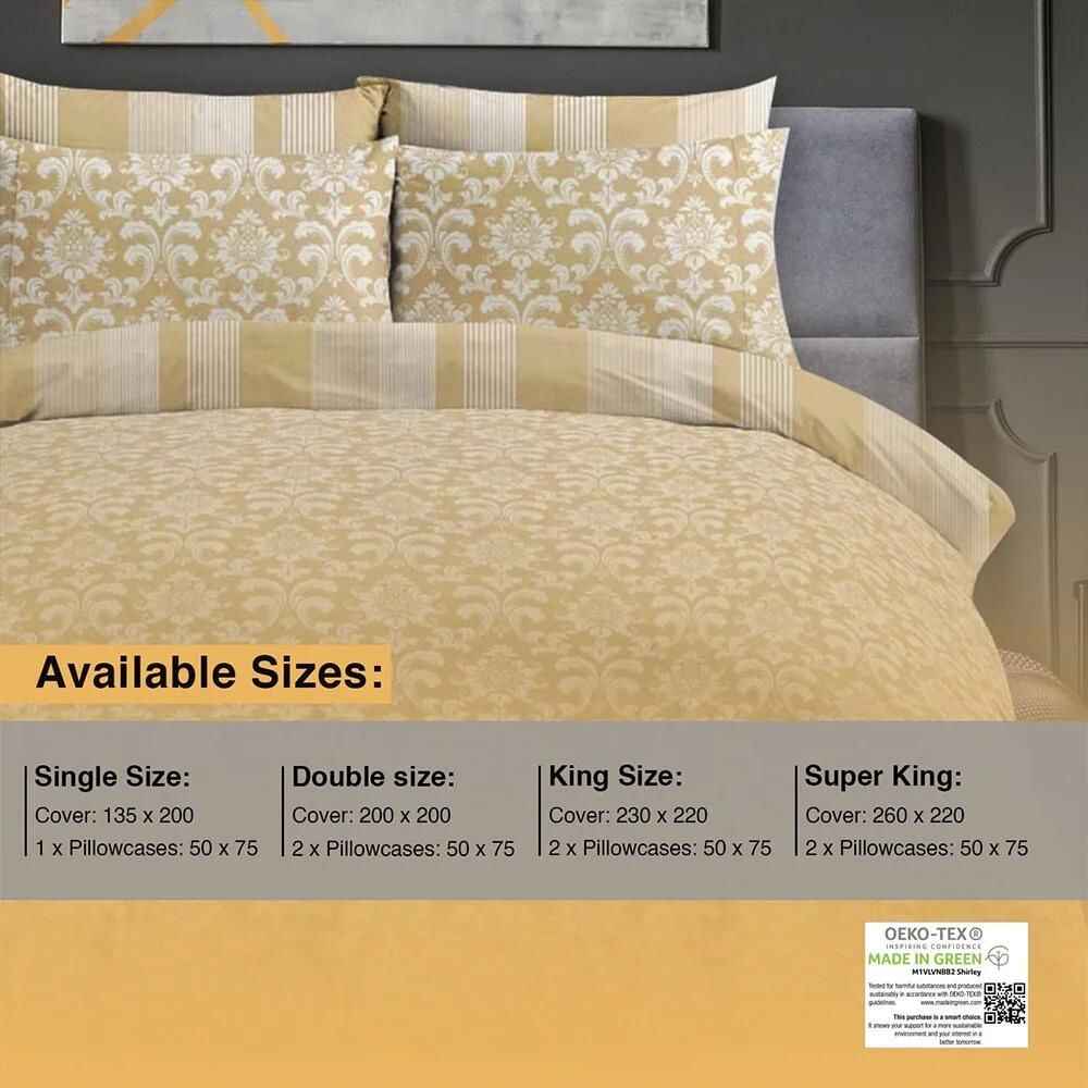 premium cotton Istanbul bedding set mustard