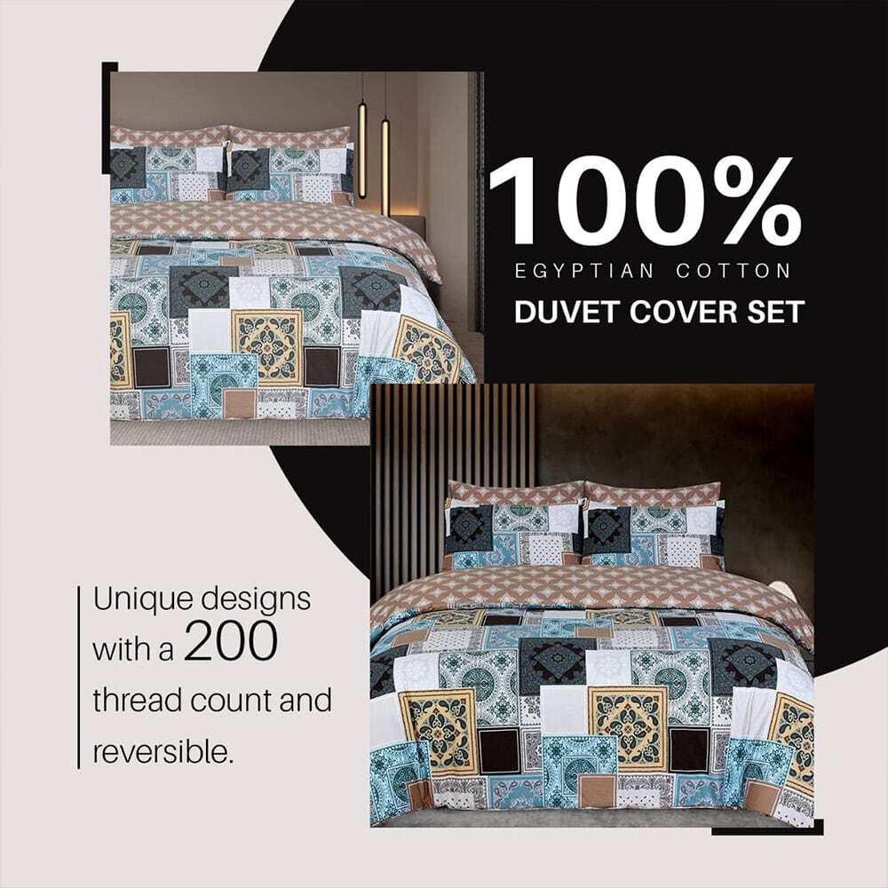 soft and breathable Egyptian cotton bedding set